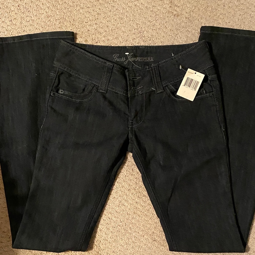 NWT Guess Women's Riviera Dark Flare Jeans